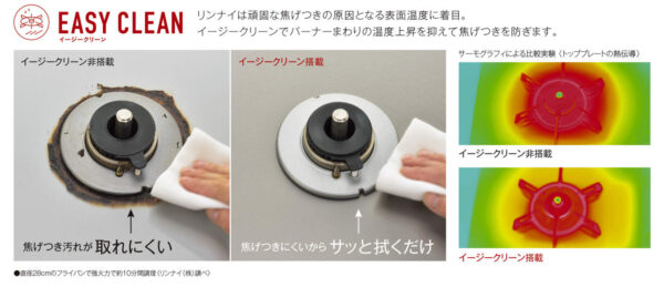 リンナイ ラクシエ RTS65AWK14RGA-C カフェベージュ 都市ガス(13A) プロパンガス(LP)用 - 画像 (6)
